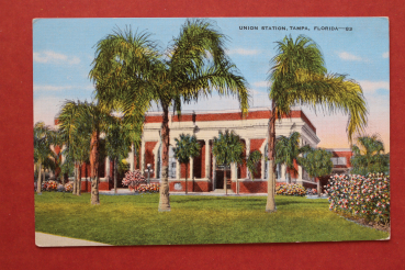 Postcard PC Tampa Florida 1920-1950 Union Station USA US United States